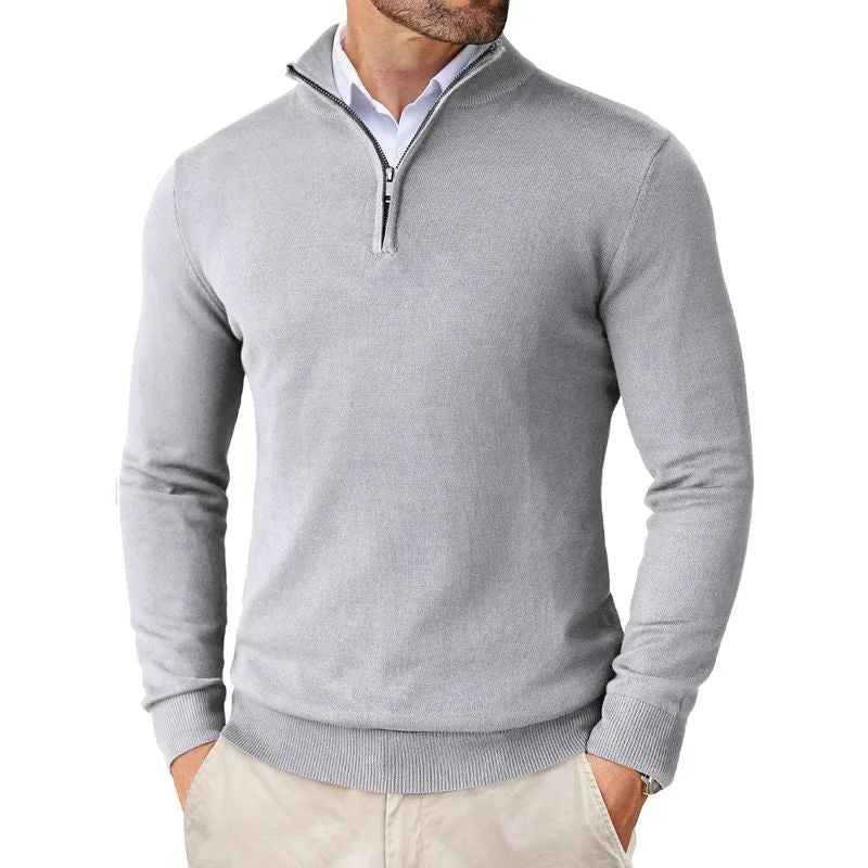 Bowen - Moderno Suéter con Cremallera para Hombres