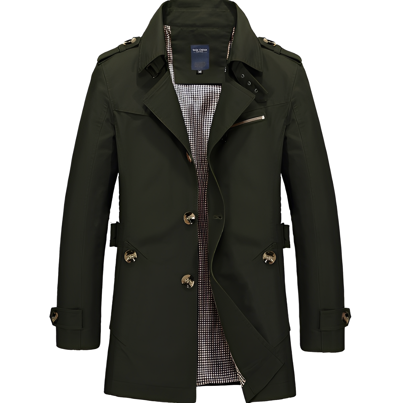 Kolton - Elegante Rompevientos-Trenchcoat para Hombres