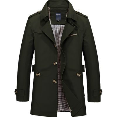 Kolton - Elegante Rompevientos-Trenchcoat para Hombres