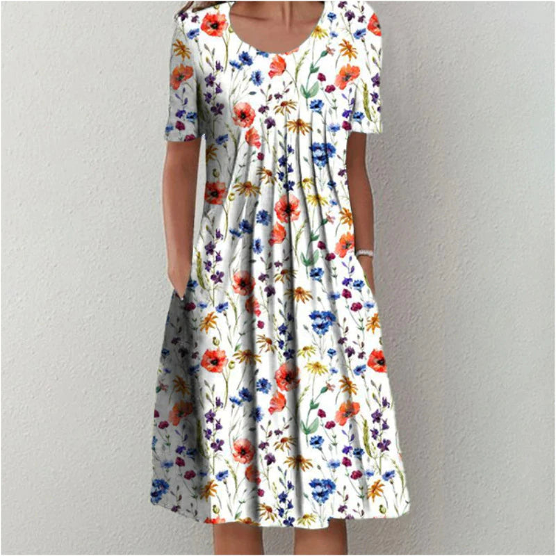 Anne - Vestido Floral Radiant Bloom