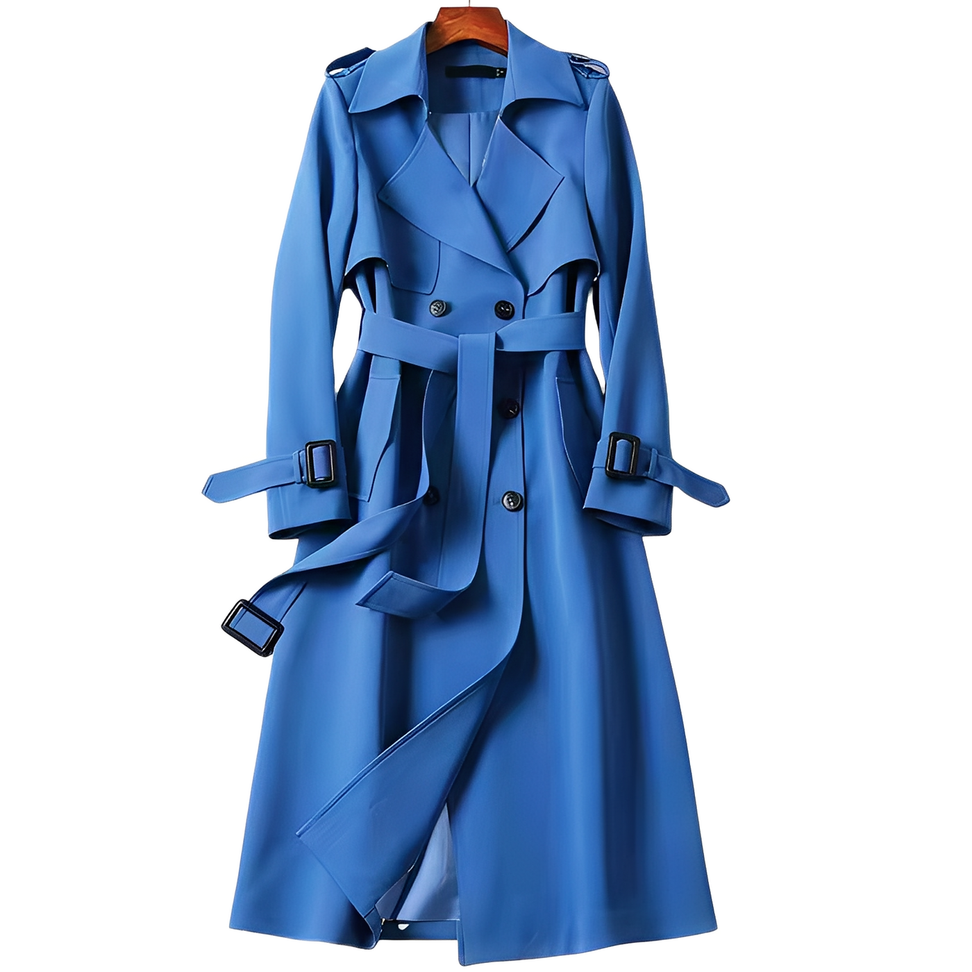 Patricia - Elegante gabardina con botones para mujeres