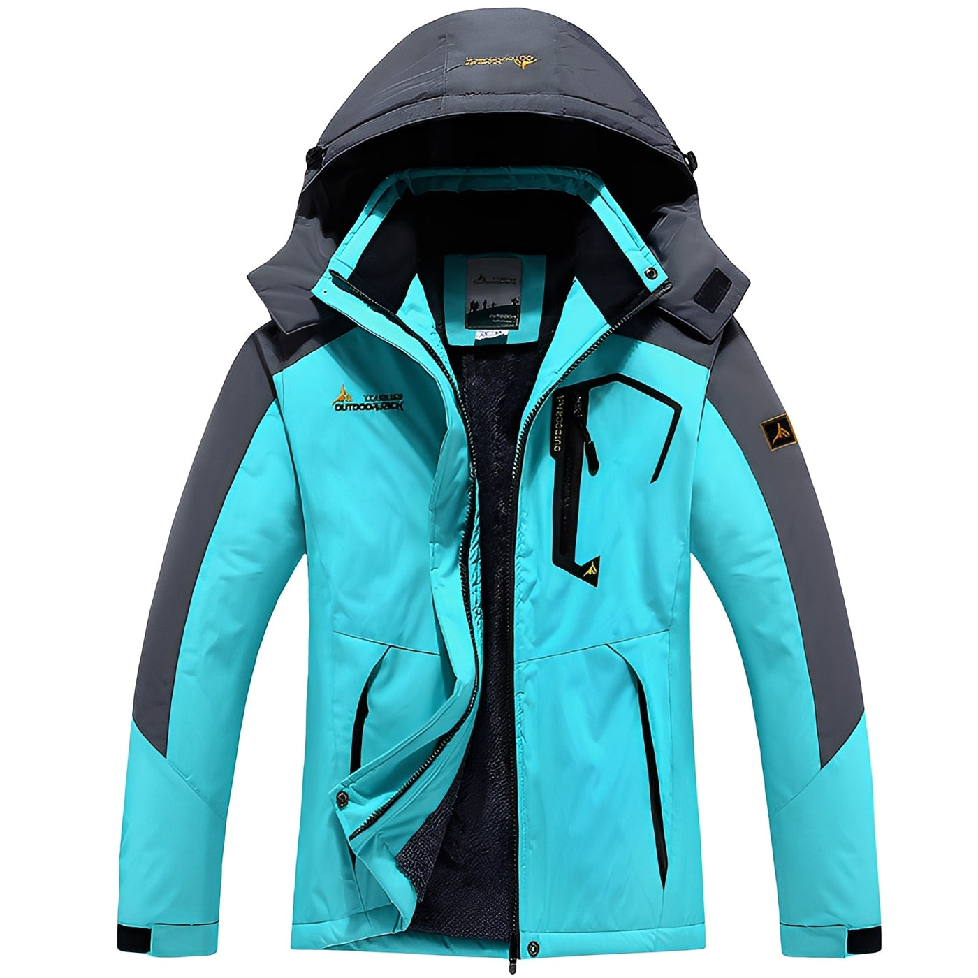 Heather - Elegante, con forro de felpa chaqueta de invierno para mujer