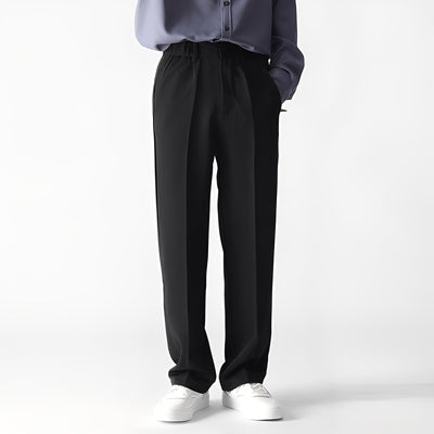 Dewey - Pantalón drapeado de corte relajado para hombres