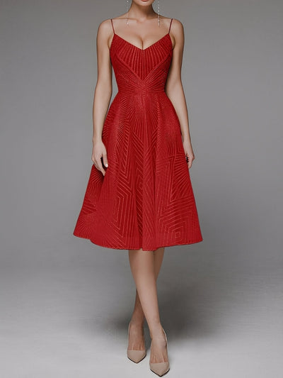 Anabelle - Elegante vestido sin mangas con tirantes para mujeres