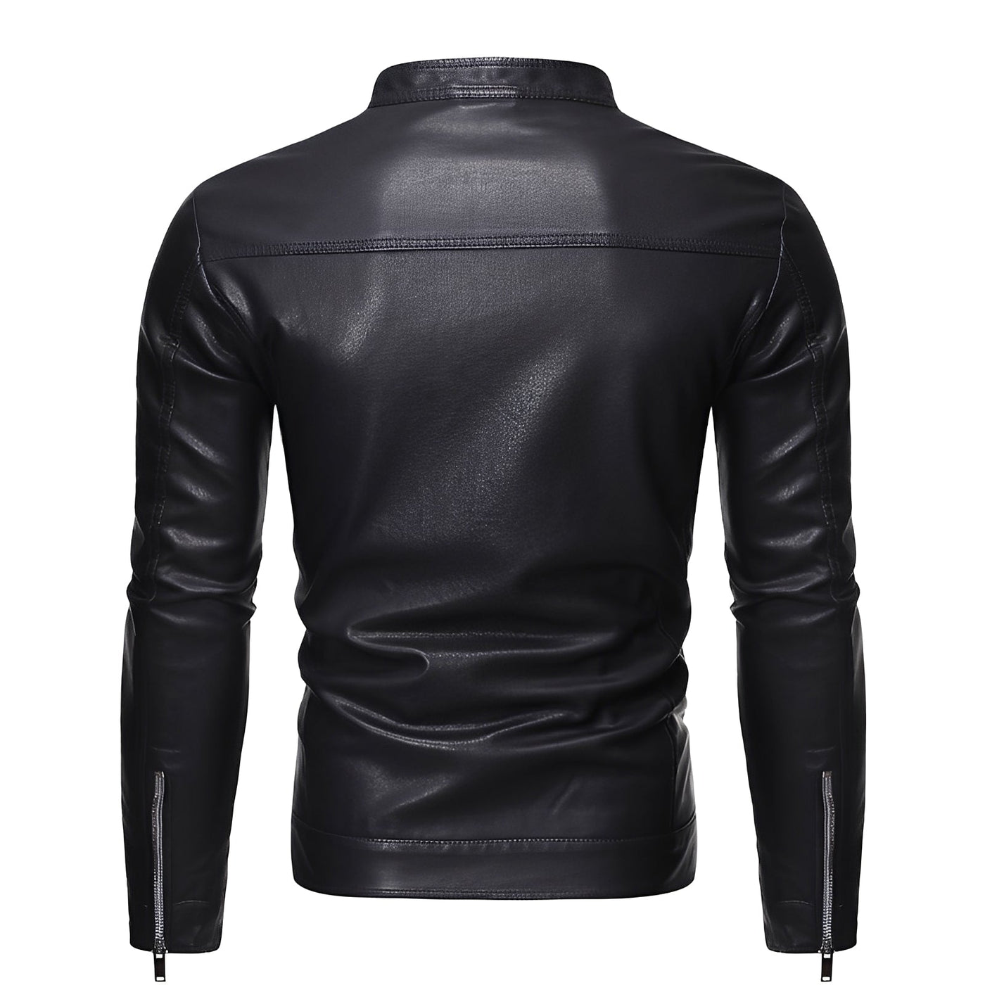 Theodore - Robusta chaqueta de cuero ajustada para hombres