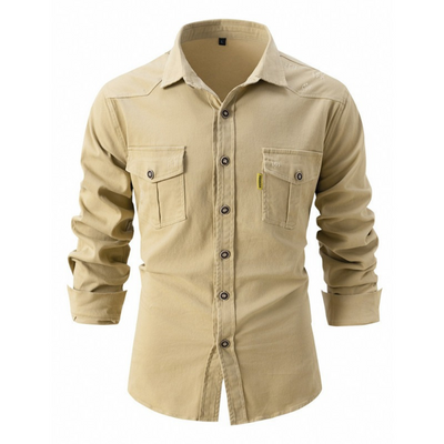 Marlon - Camisa casual, cómoda y elástica para hombres