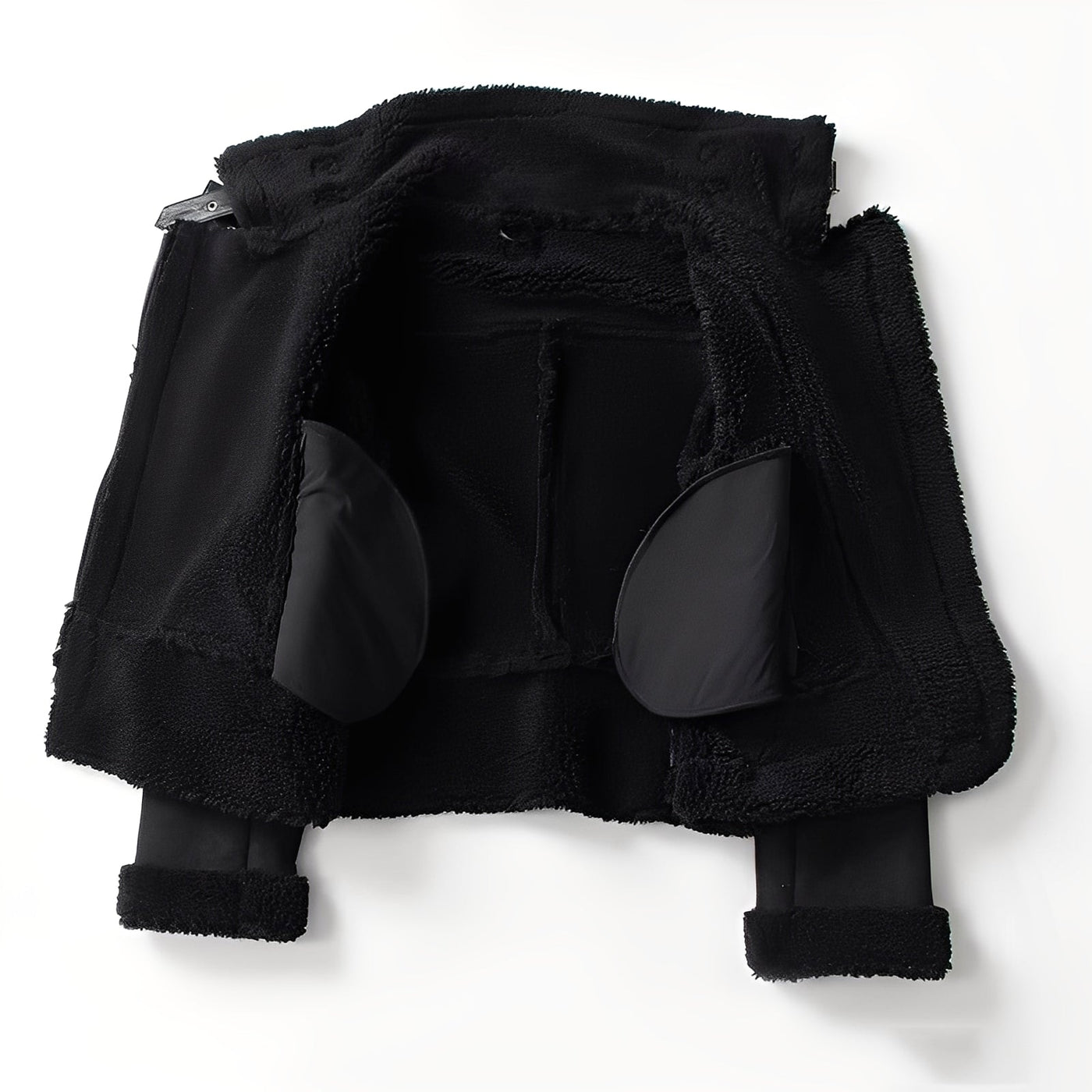 Yasmine - Chaqueta biker caliente de piel de oveja para mujeres