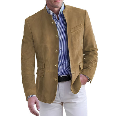 Geoffrey - Chaqueta Casual con Botones para Hombres