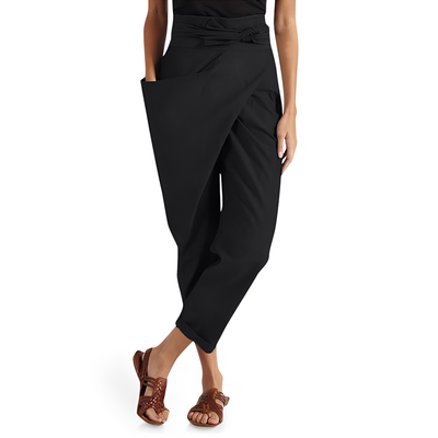 Courteney - Pantalones Harem Casuales de Talle Alto para Mujeres