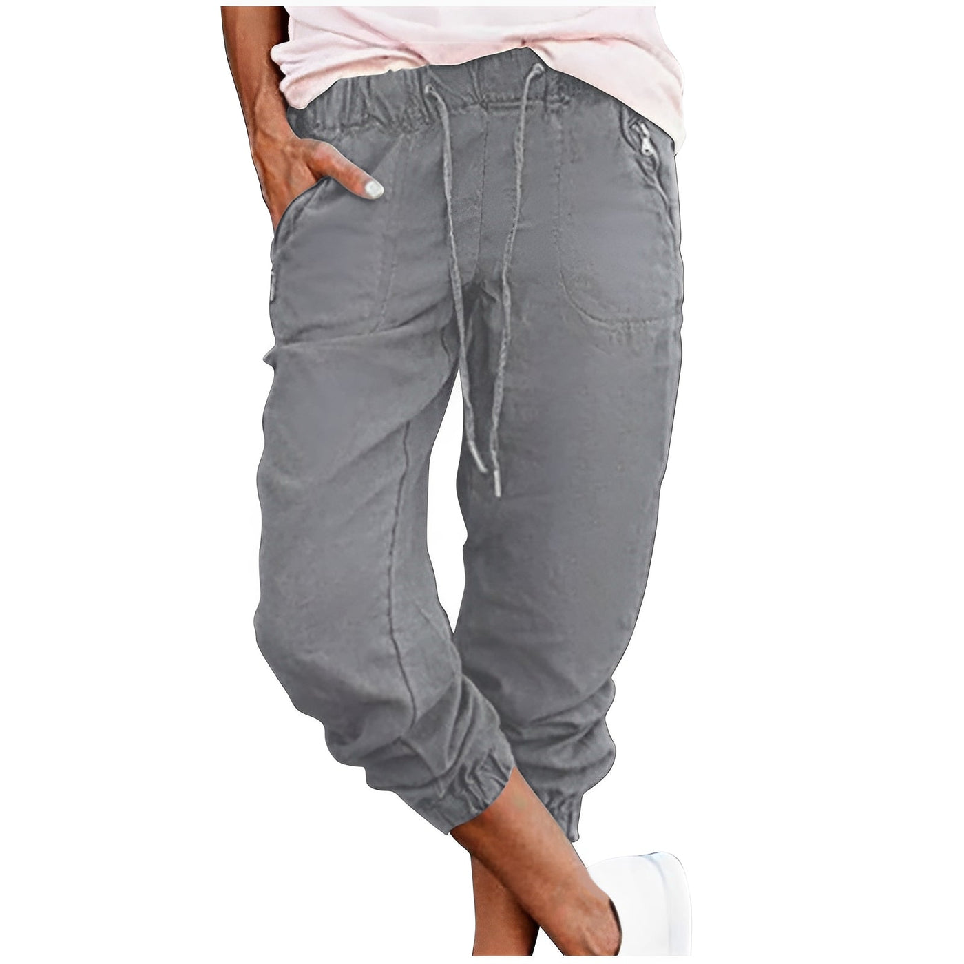 Evalyn - Elegante elástica pantalón cargo para mujeres