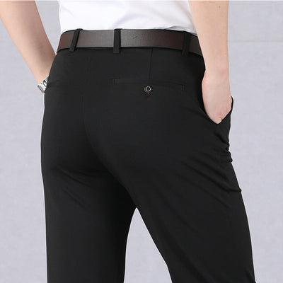 Beckett - Pantalones de Traje Elásticos Casuales para Hombres