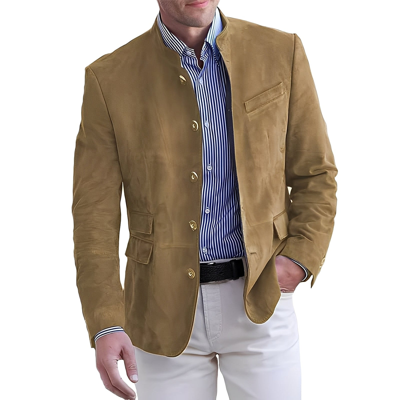 Hervey - Estilosa Chaqueta Blazer de Ocio para Hombres