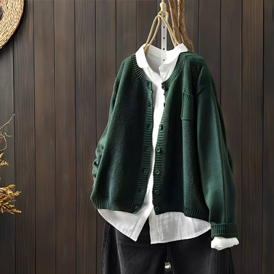 Shanon - Clásica chaqueta de punto holgada para mujeres