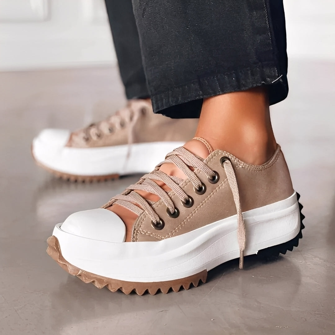 Lorayne - Zapatos casuales con suela gruesa para mujer