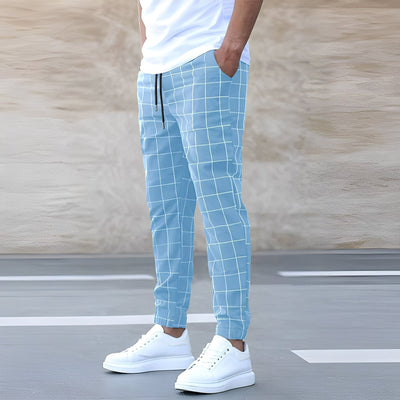 Raynard - Pantalón de cuadros casual para hombres