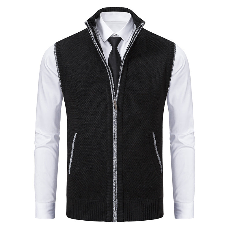 Samuel - Elegante Chaleco con Cremallera para Hombres