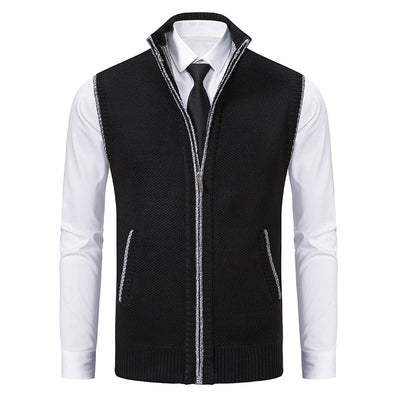 Samuel - Elegante Chaleco con Cremallera para Hombres