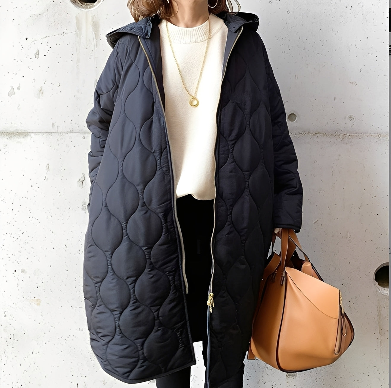 Eleanore - Abrigo Oversize con Capucha para Mujeres