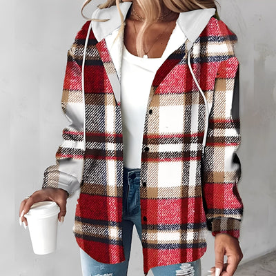 Briana - Casual, cálida chaqueta con capucha para mujeres