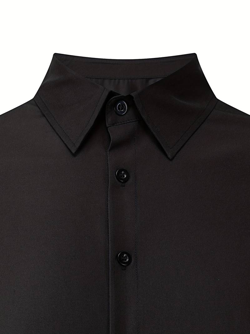 Brent - Camisa Casual Chic de Manga Corta