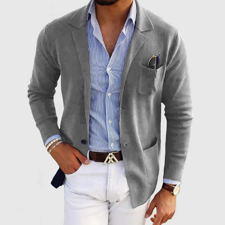Nico – Elegante blazer de hombre con solapa y botones