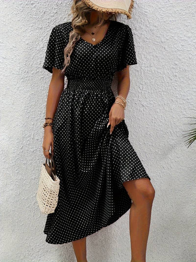 Melanie - Vestido con Estampado Floral Vibrante para Primavera y Verano