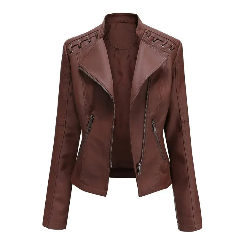 Sofie - Chaqueta de Cuero Elegante para Todos los Días