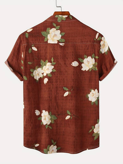 Kenneth - Camisa Casual de Manga Corta con Estilo Fresco