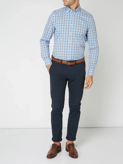 Louis – Camisa de algodón con cuadros