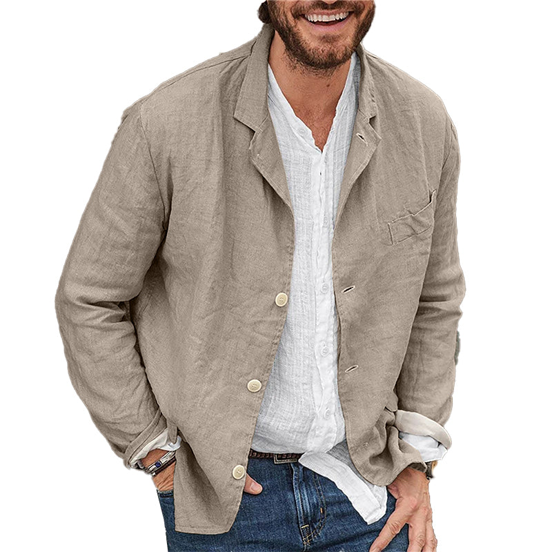Karim - Ligero Blazer de Lino para Hombres