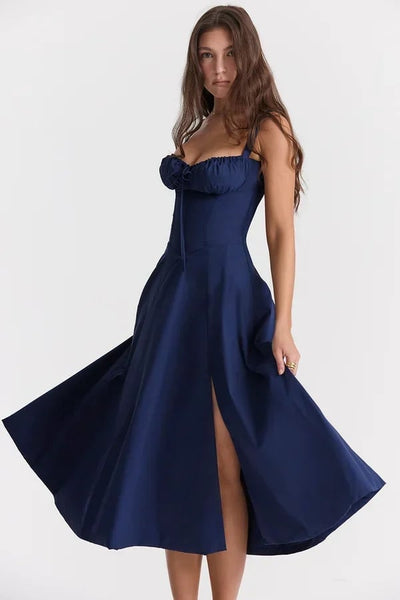 Carmen - Vestido de verano bustier cómodo con estampado floral