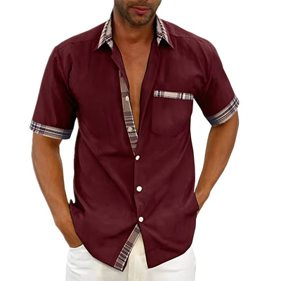 Marvin - Camisa Corta Casual para Hombres