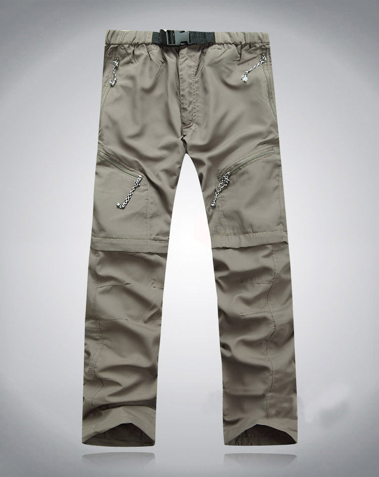 Derryl - Pantalón funcional elástico Zip-Off para hombres
