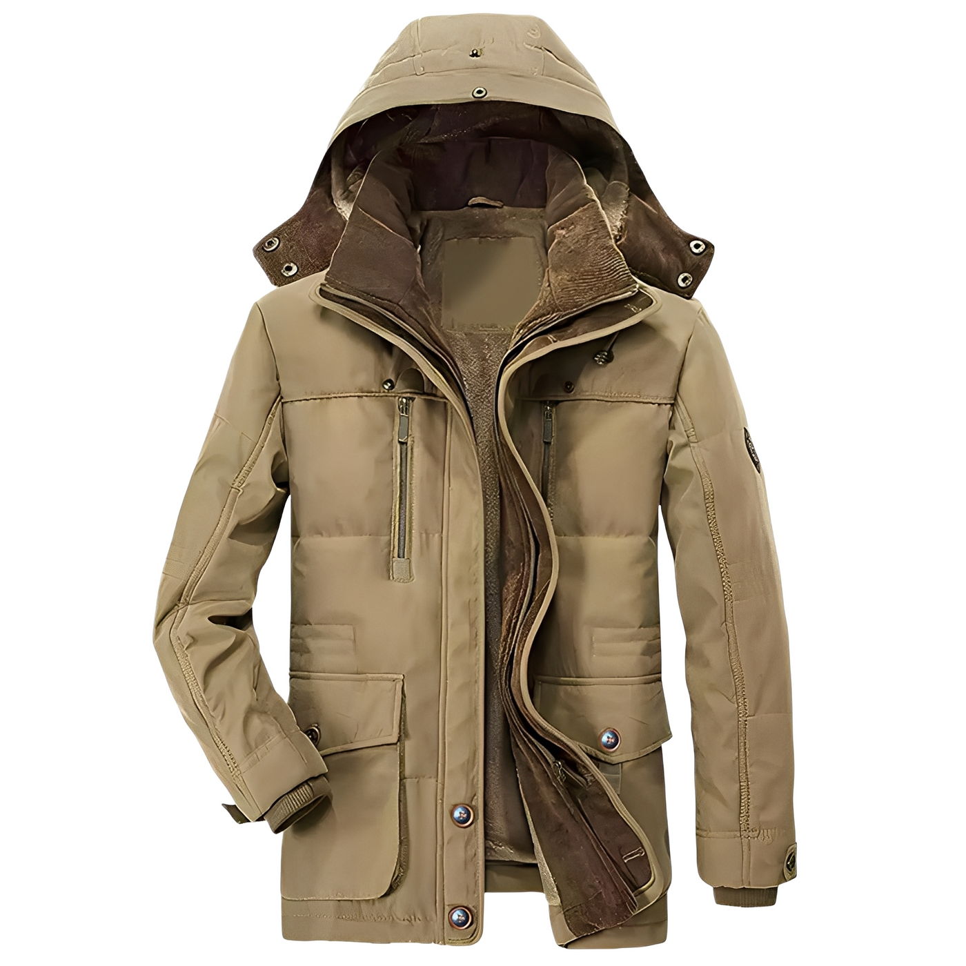 Romilly - Elegante grueso abrigo para hombres
