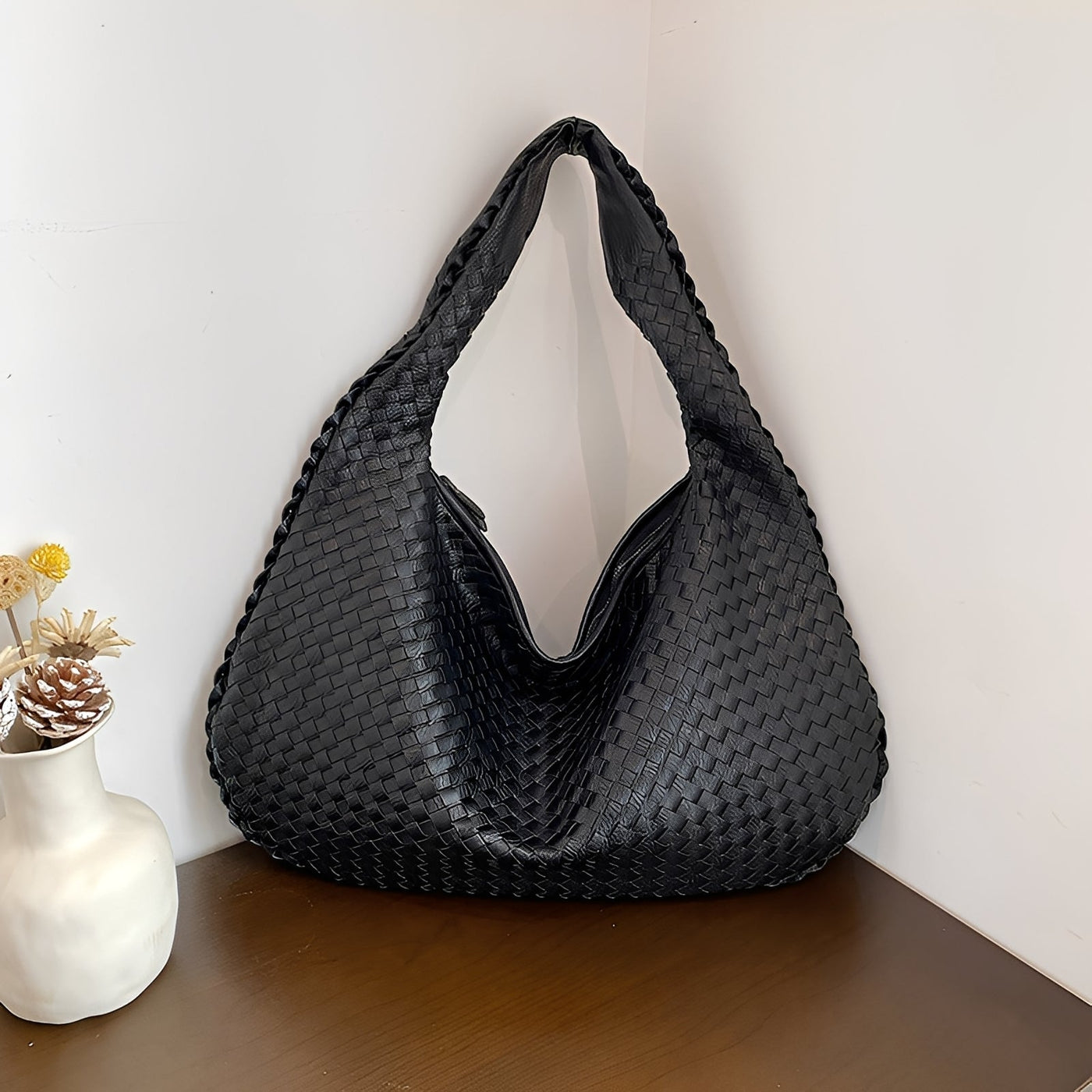 Paulina - Moderna bolsa tejida a mano para mujeres