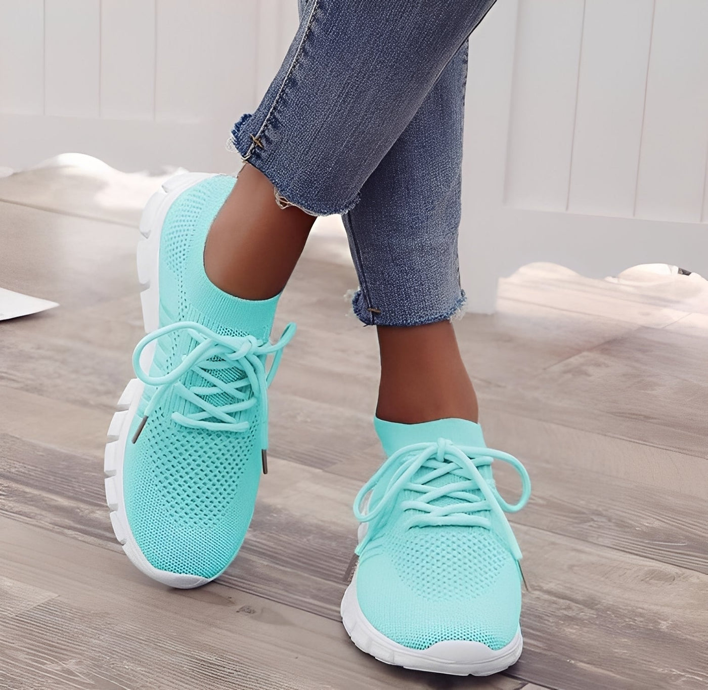 Amanda - Zapatillas ortopédicas de malla tejida para mujeres