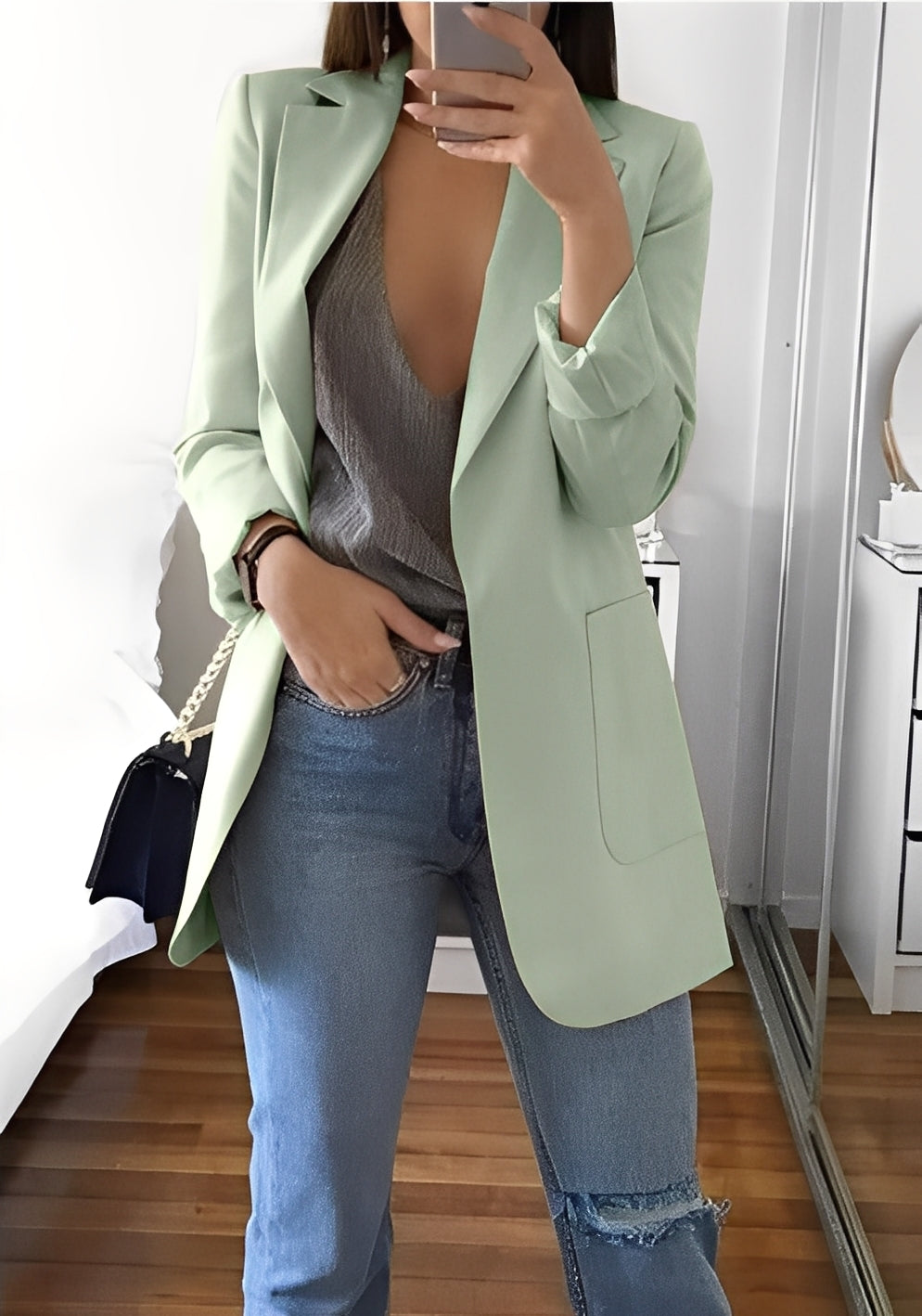 Stephanie - Estiloso, corte estrecho Blazer para mujeres