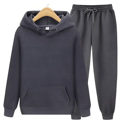 Aric - Conjunto unisex casual de sudadera y pantalón