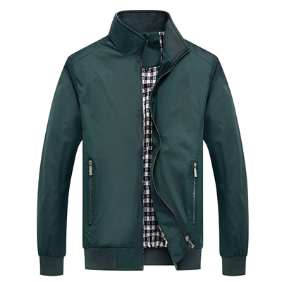 Terrence - Chaqueta casual, formal, rompevientos para hombres