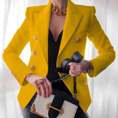 Raschelle - Blazer Clásico con Botones para Mujer
