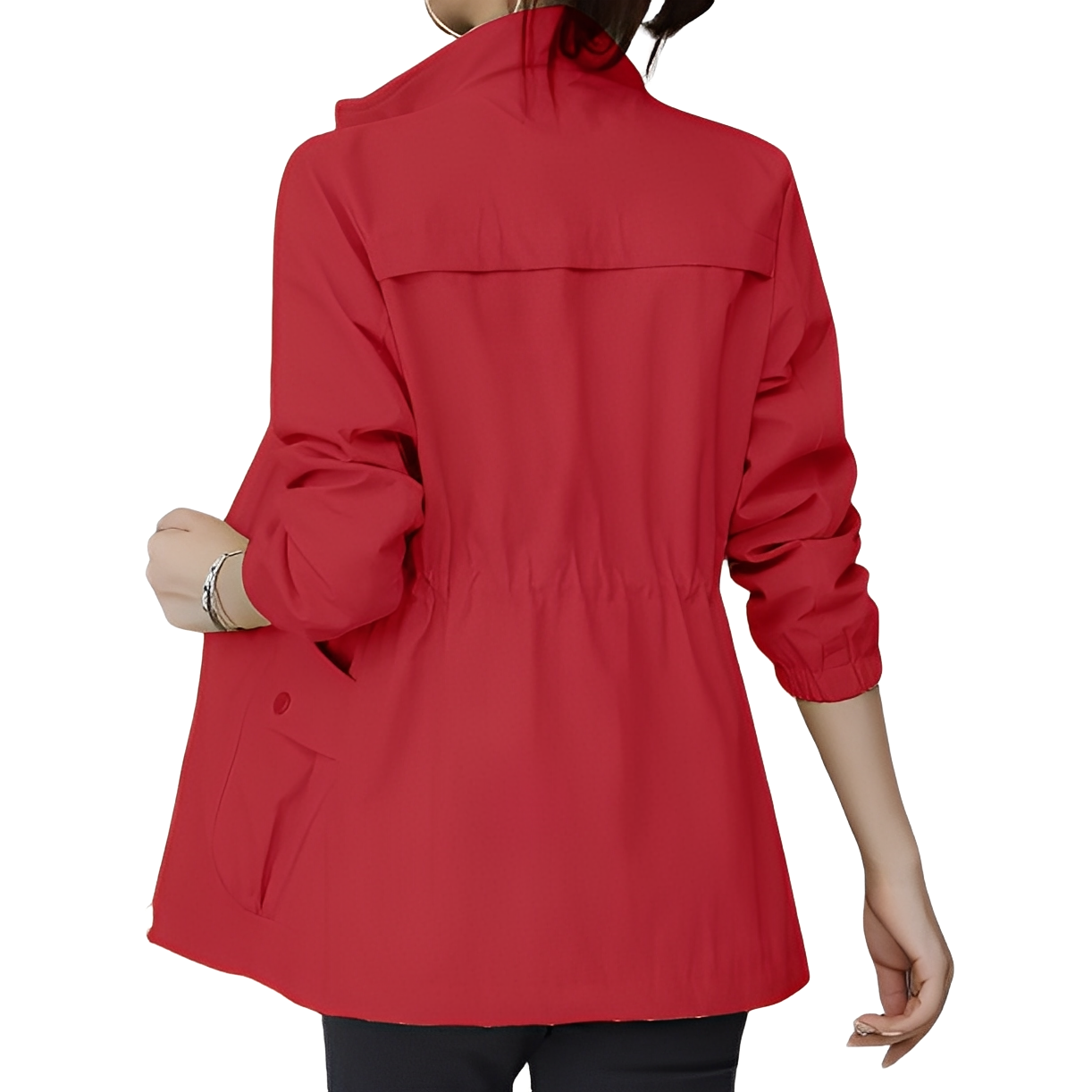 Gwenda - Elegante chaqueta con cintura ajustable para mujeres