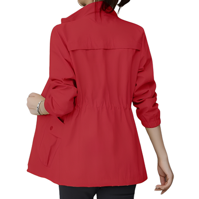 Gwenda - Elegante chaqueta con cintura ajustable para mujeres