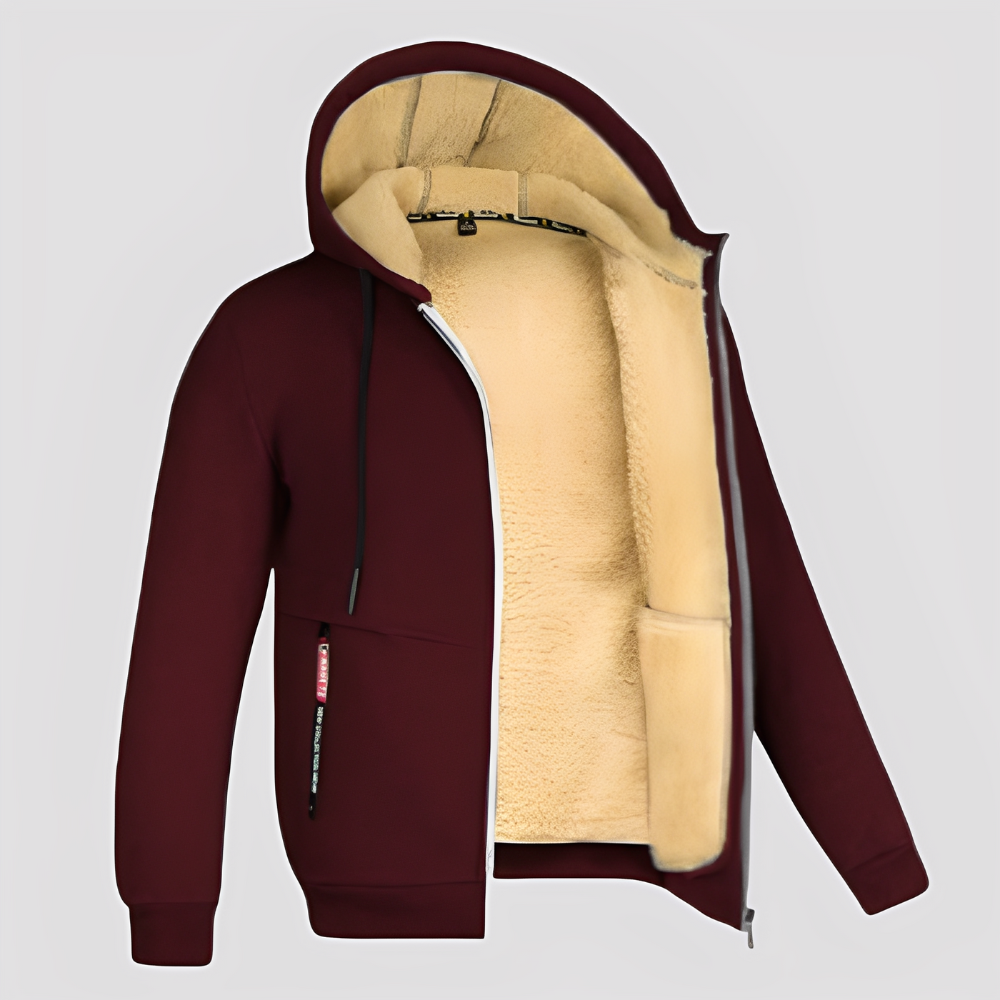 Waldo - Sencillo, con forro de felpa, hoodie para hombres