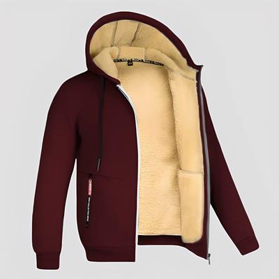 Waldo - Sencillo, con forro de felpa, hoodie para hombres