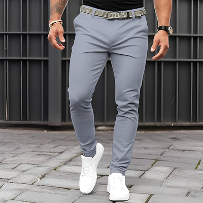 Jaron - Elegante, casual pantalón Slim-Fit para hombres