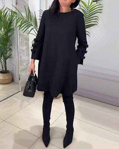 Elenora - Vestido elegante con mangas largas para mujeres