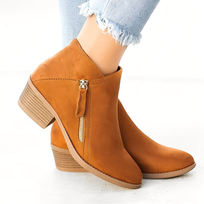 Mirabelle - Botines elegantes con cremallera para mujeres