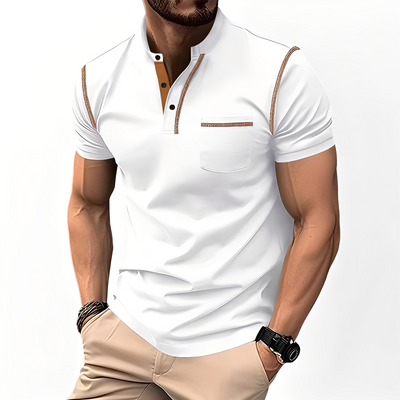 Brandon - Elegante, cómoda camiseta polo para hombres