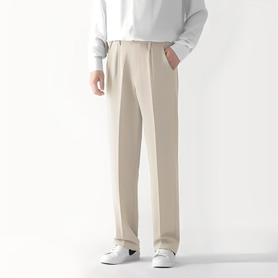 Dewey - Pantalón drapeado de corte relajado para hombres