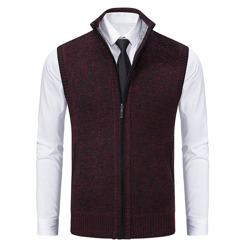 Samuel - Elegante Chaleco con Cremallera para Hombres